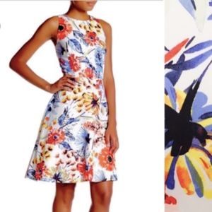Donna Morgan Fit and Flare Floral Dress